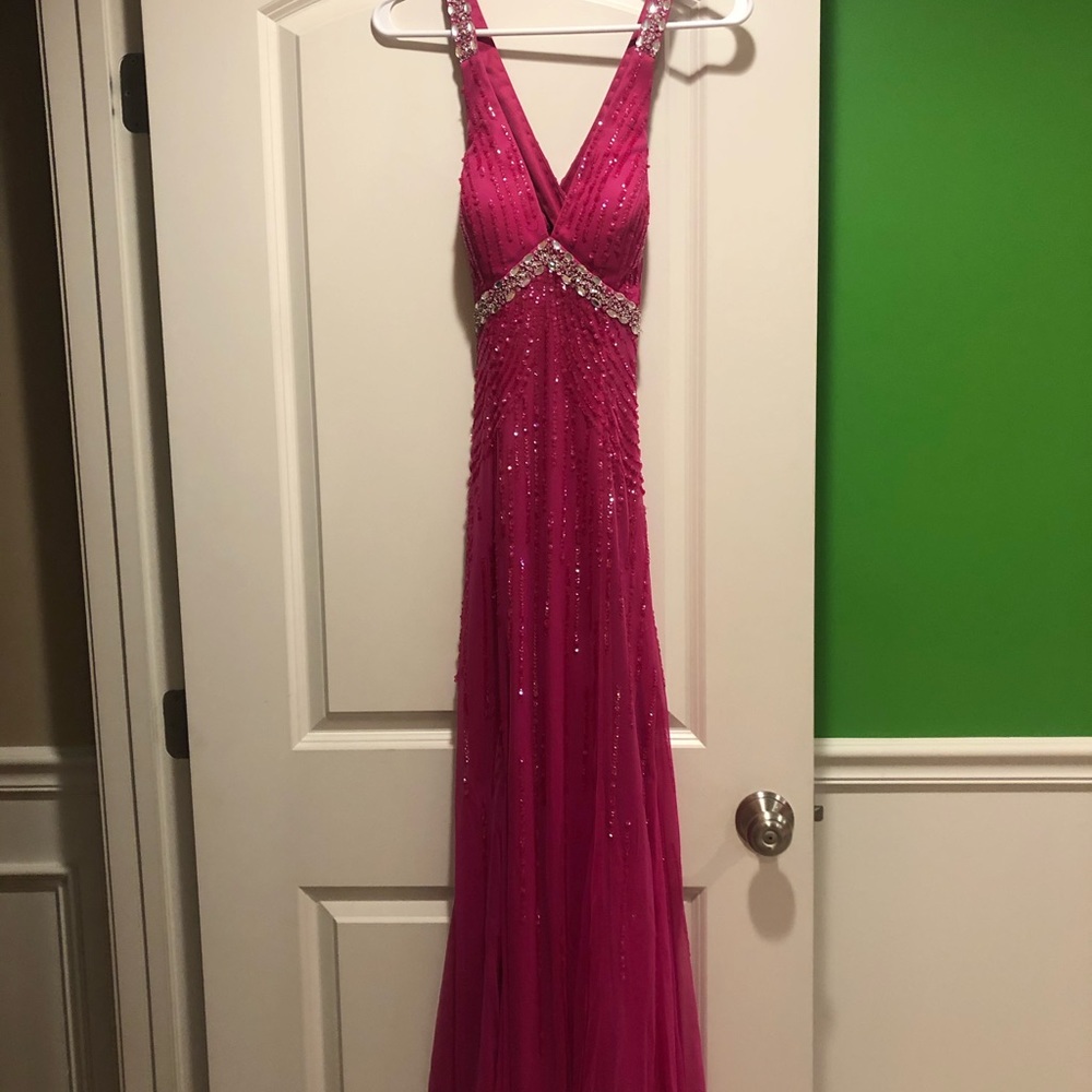 Pink elegant formal dress